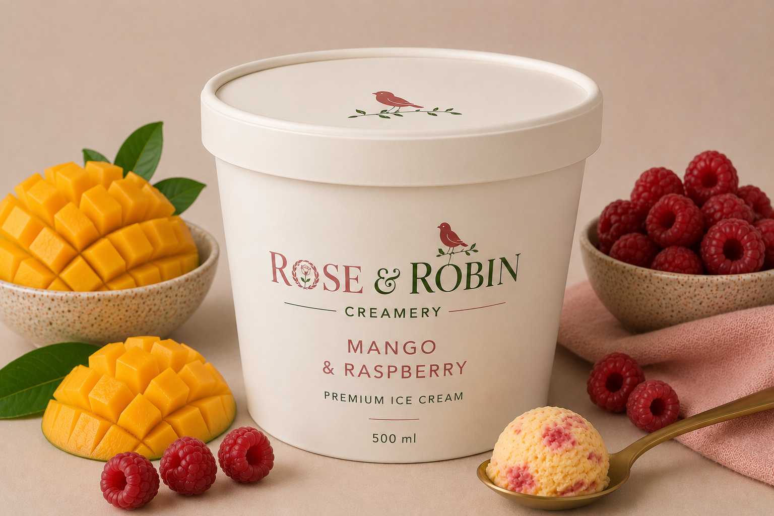Mango & Raspberry